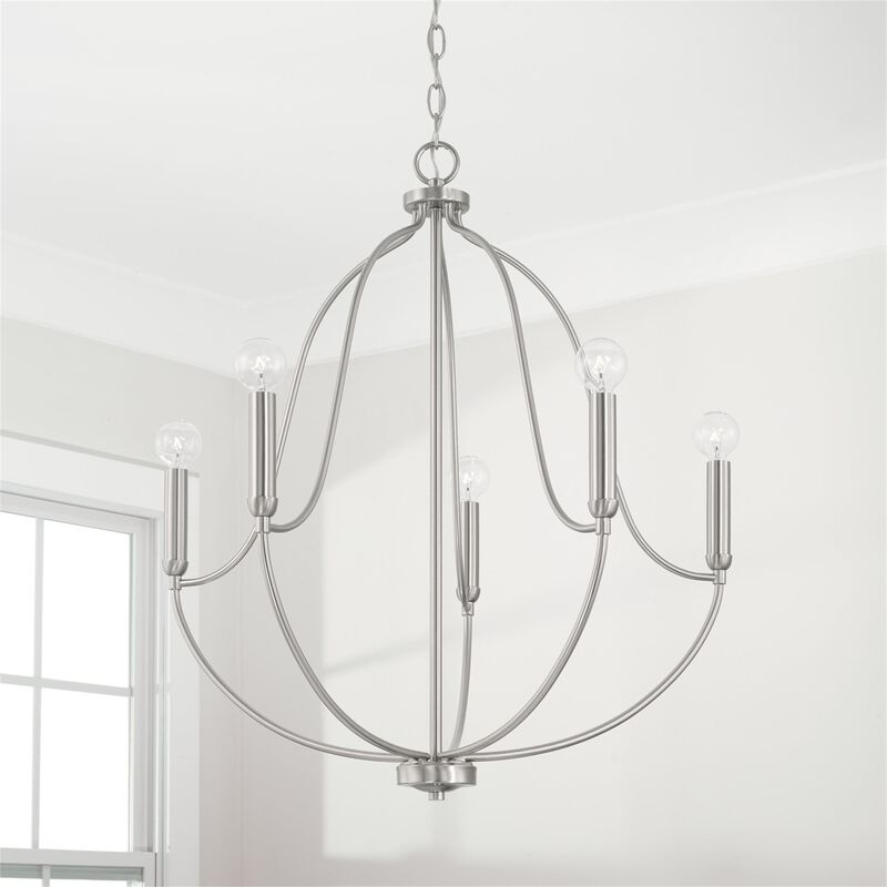 Madison 25 Inch 5 Light Chandelier by Homeplace by Capital Lighting Fixture Company