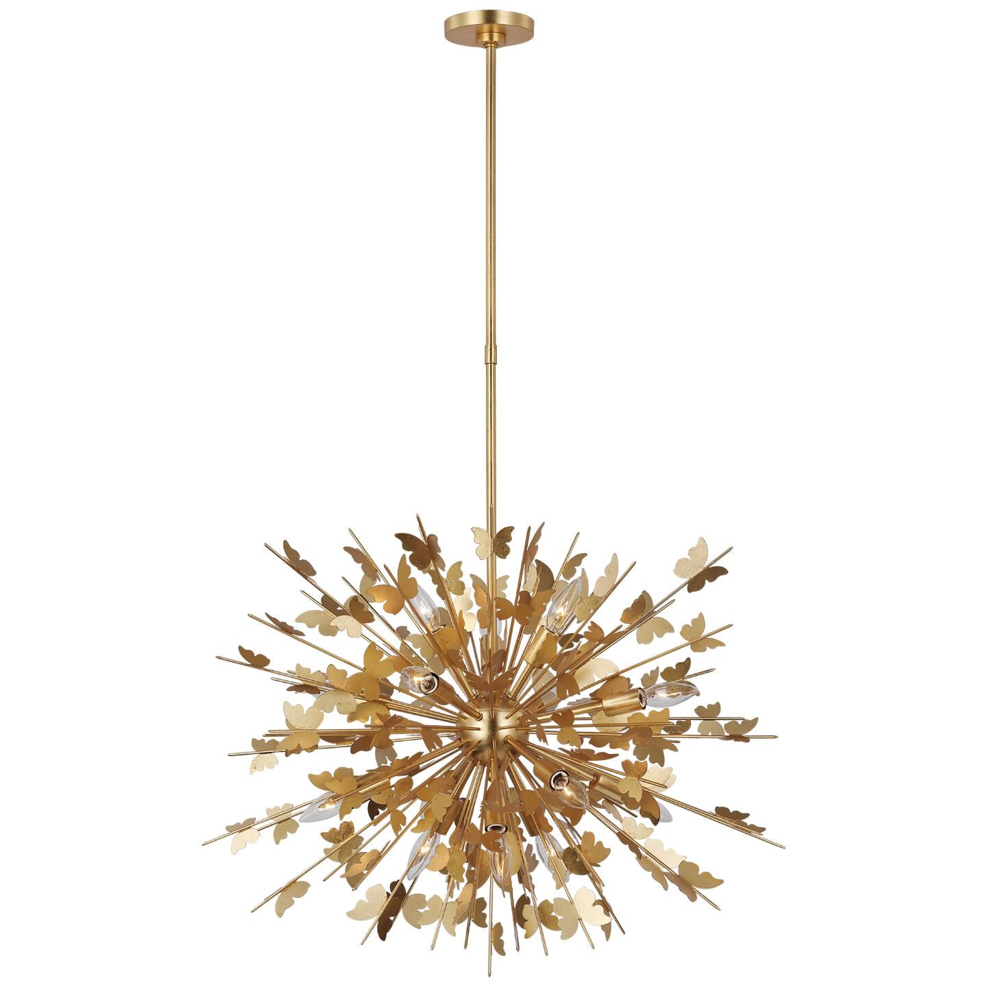Julie Neill Farfalle 30 Inch 14 Light LED Chandelier by Visual Comfort Signature Collection
