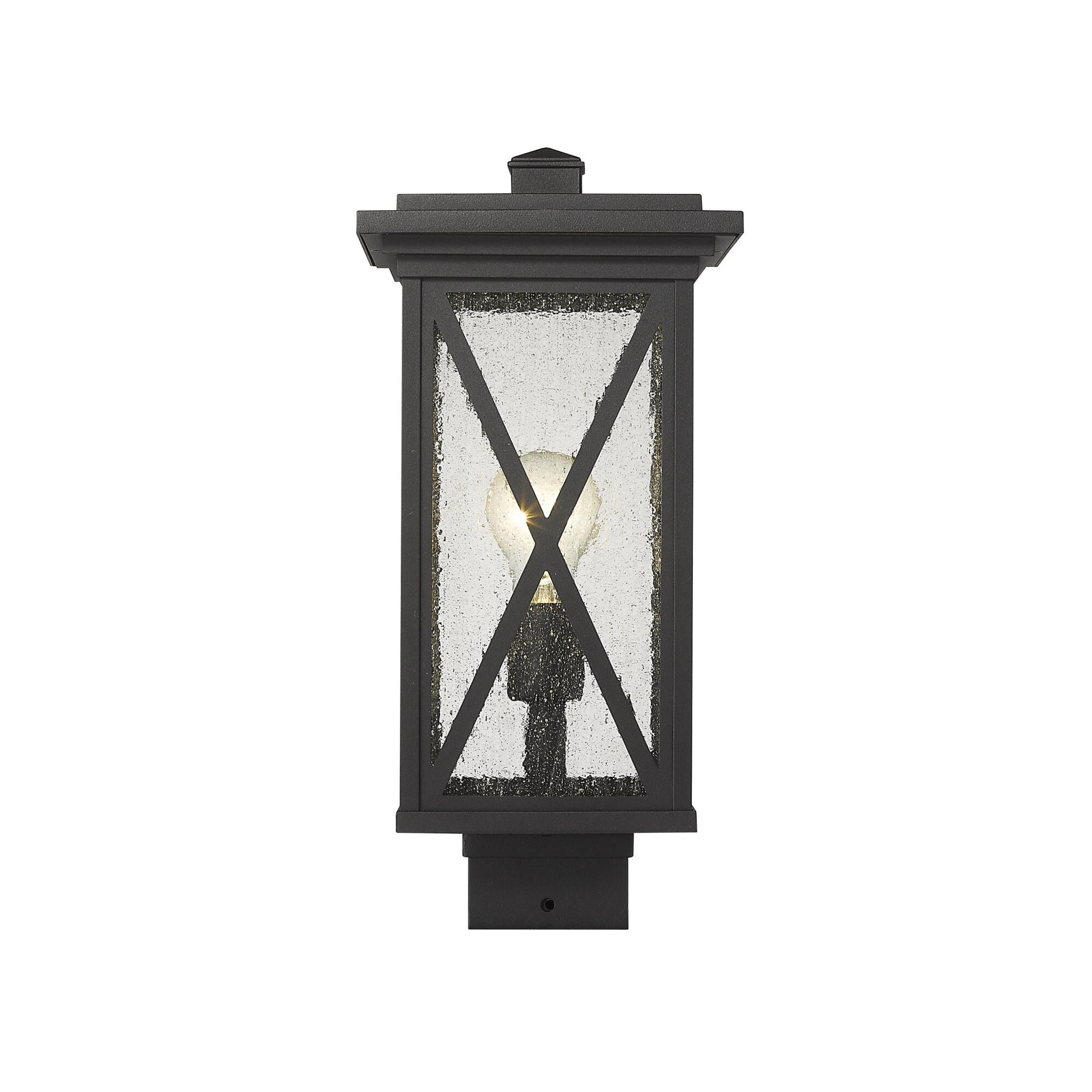 Z-Lite Brookside 15 Inch Tall Outdoor Post Lamp