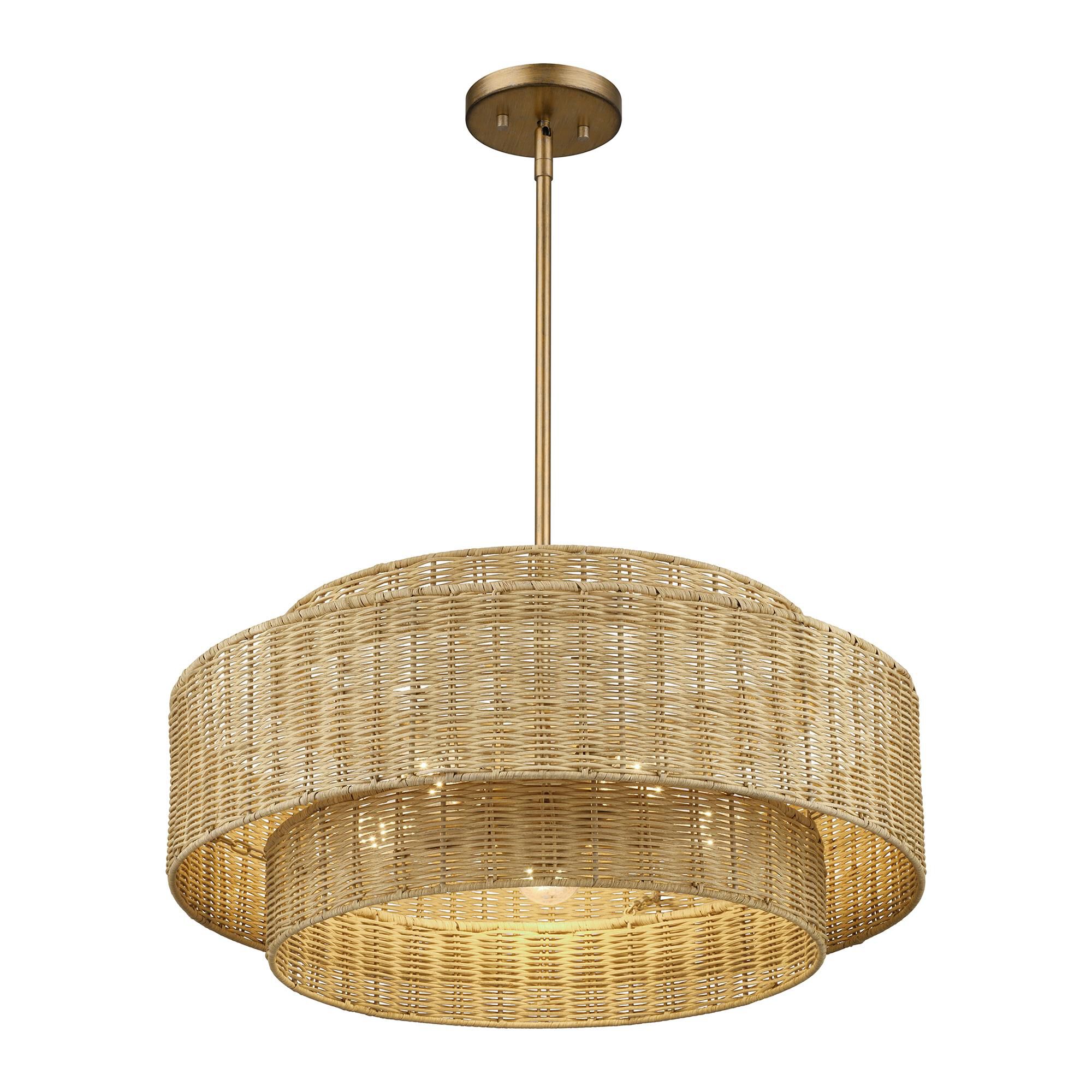 Weavington 23 Inch Large Pendant by Livex Lighting