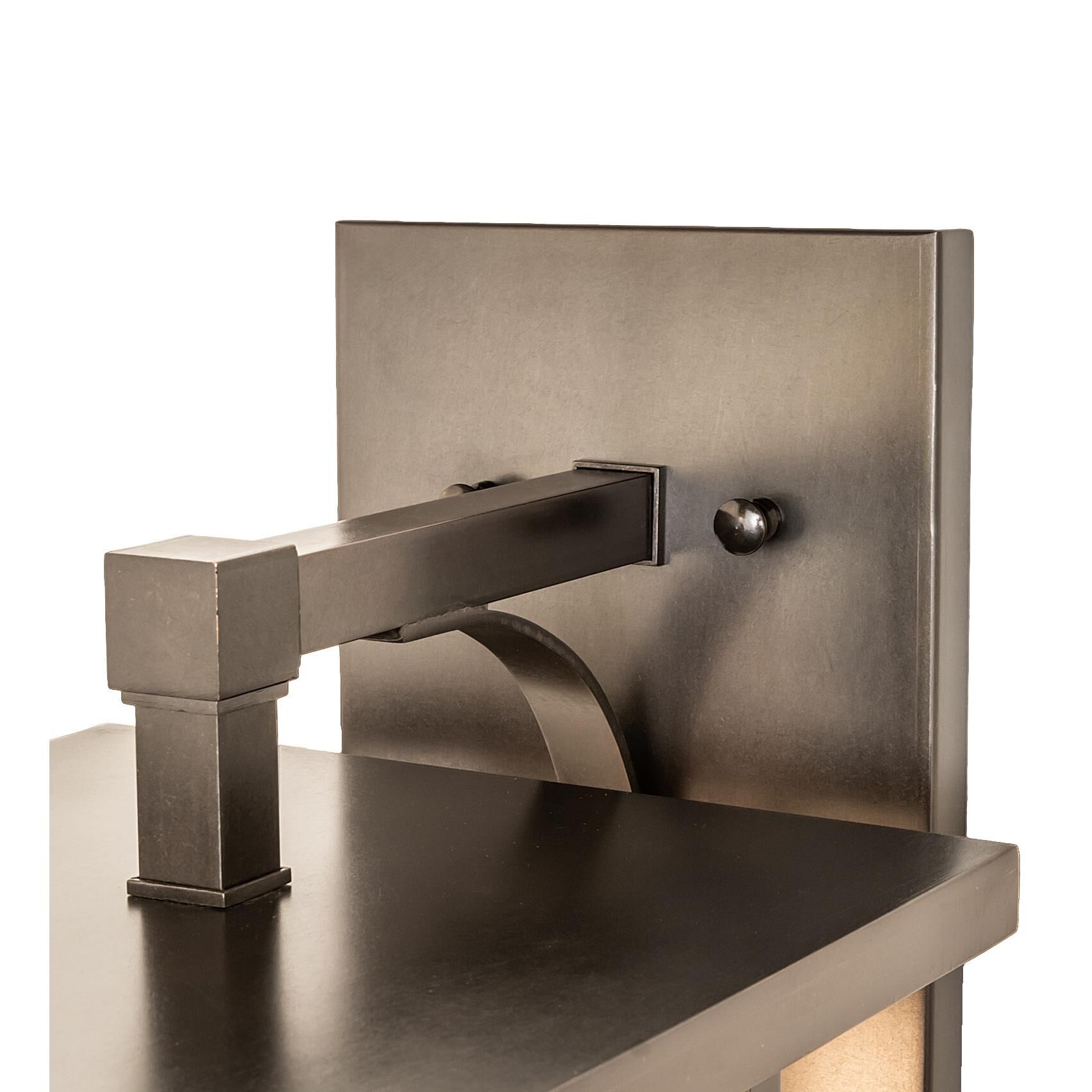 Shown in Craftsman Brown Finish finish and White;Seeded  Or Acrylic glass