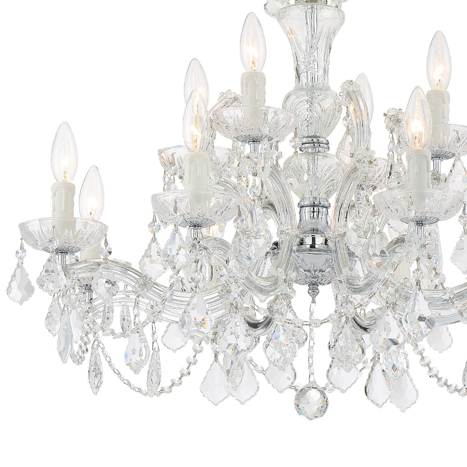 Maria Theresa 29 Inch 12 Light Chandelier by Crystorama