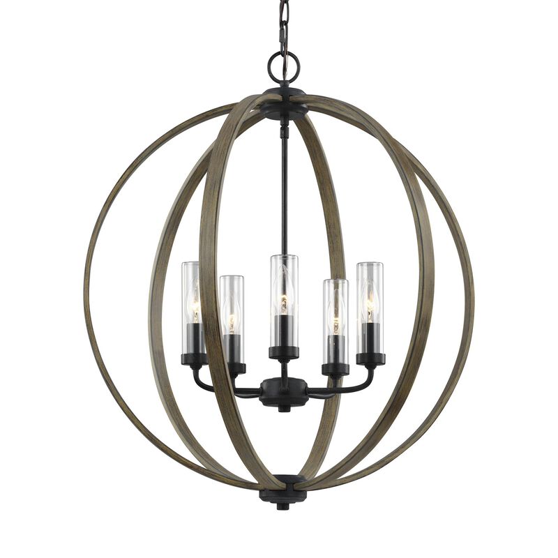 Sean Lavin Allier 24 Inch 5 Light Chandelier by Visual Comfort Studio Collection