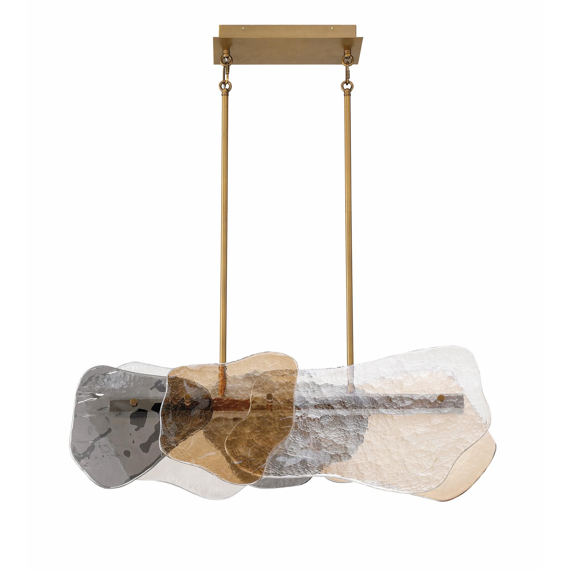 Grotto Small Linear Chandelier,