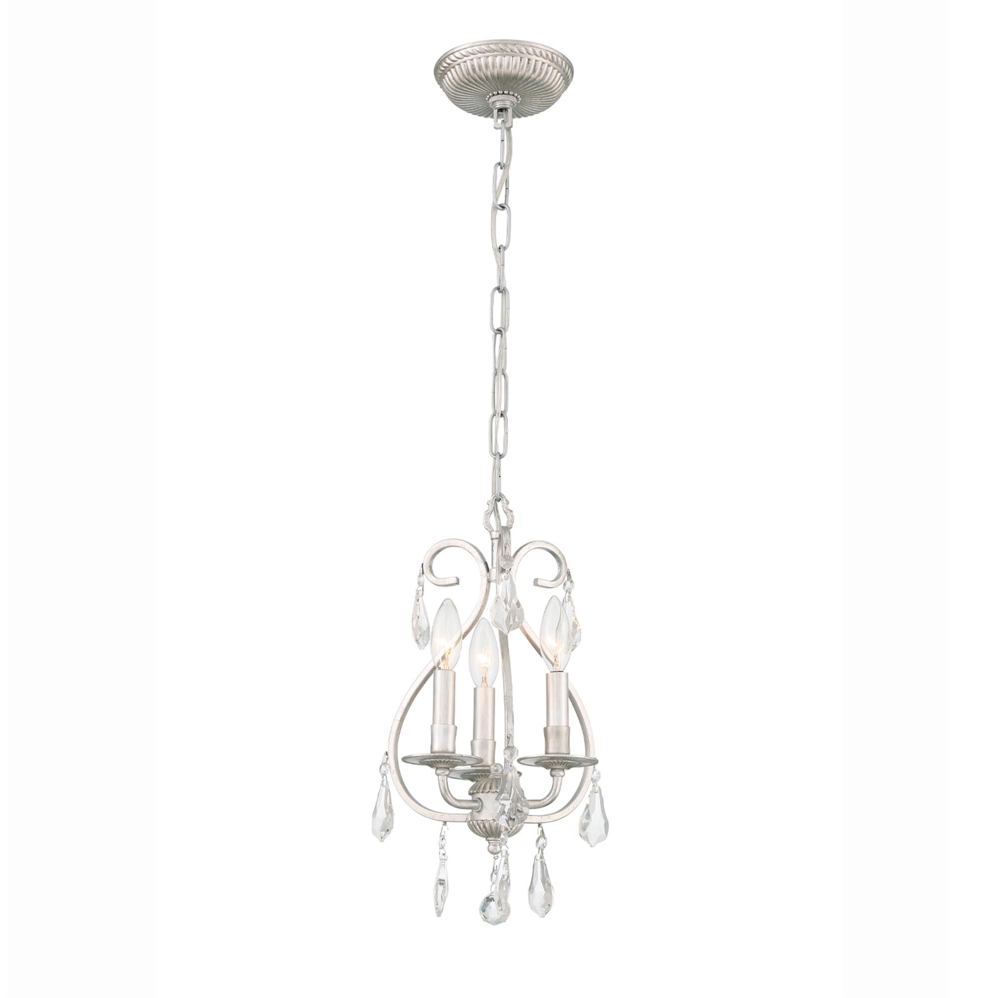 Shown in Olde Silver finish and Swarovski Strass crystal
