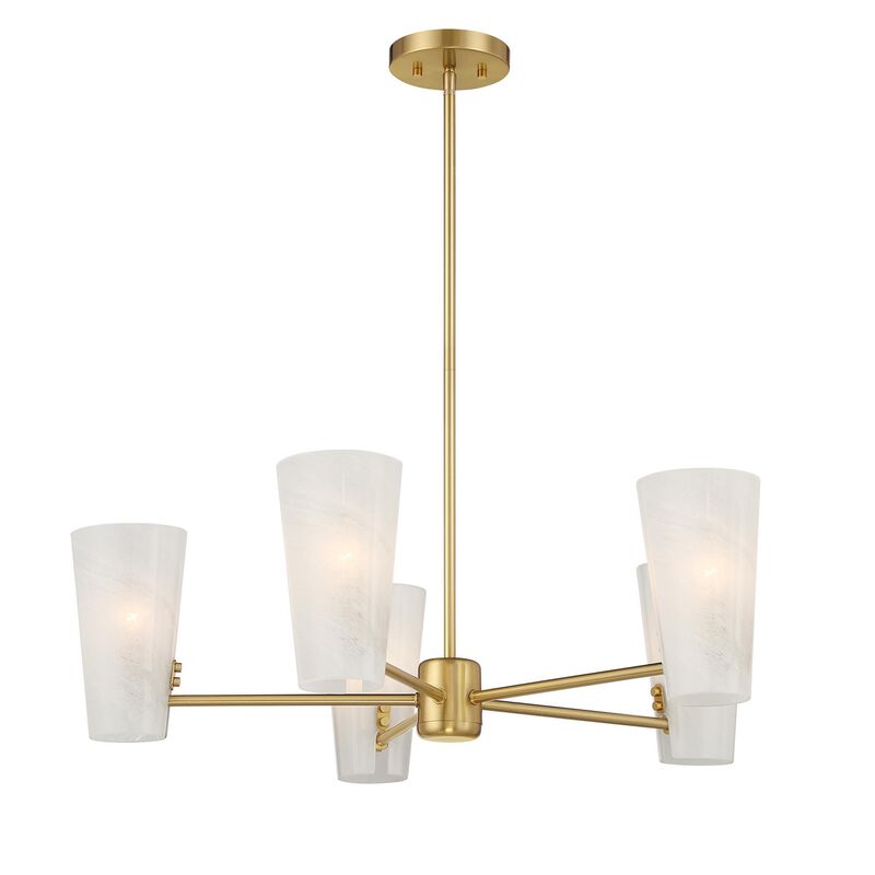30 Inch Chandelier by Meridian Lighting