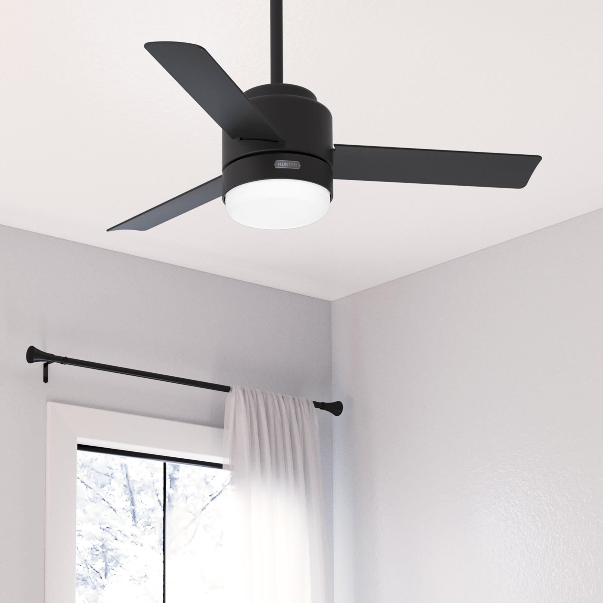 Gilmour 44 Inch Ceiling Fan with Light Kit by Hunter Fan