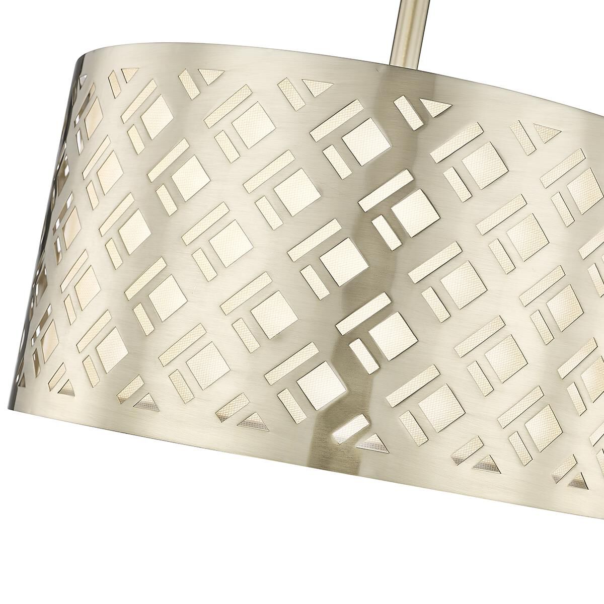 Shown in Modern Gold finish and Metal shade