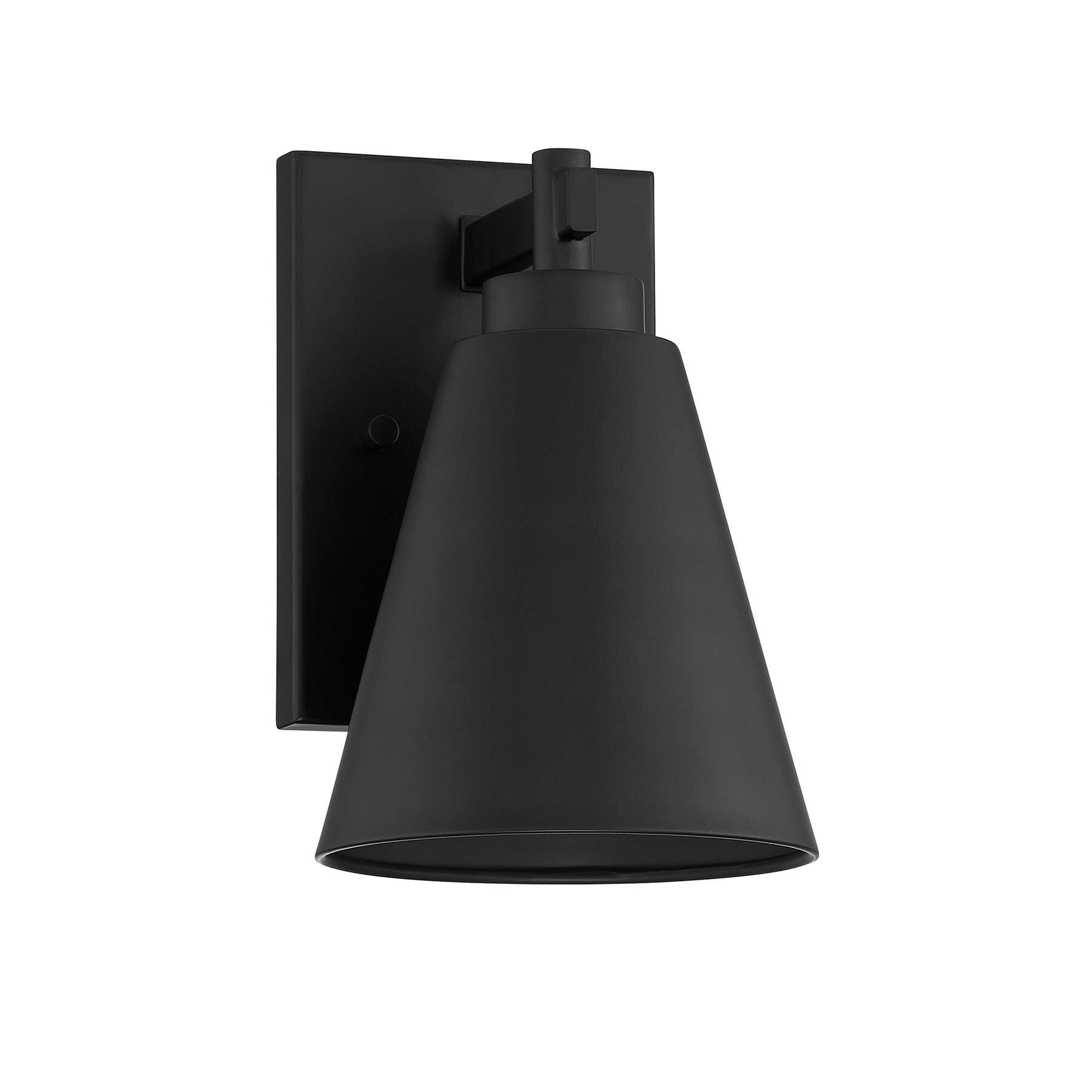 Shown in Matte Black finish and Metal shade