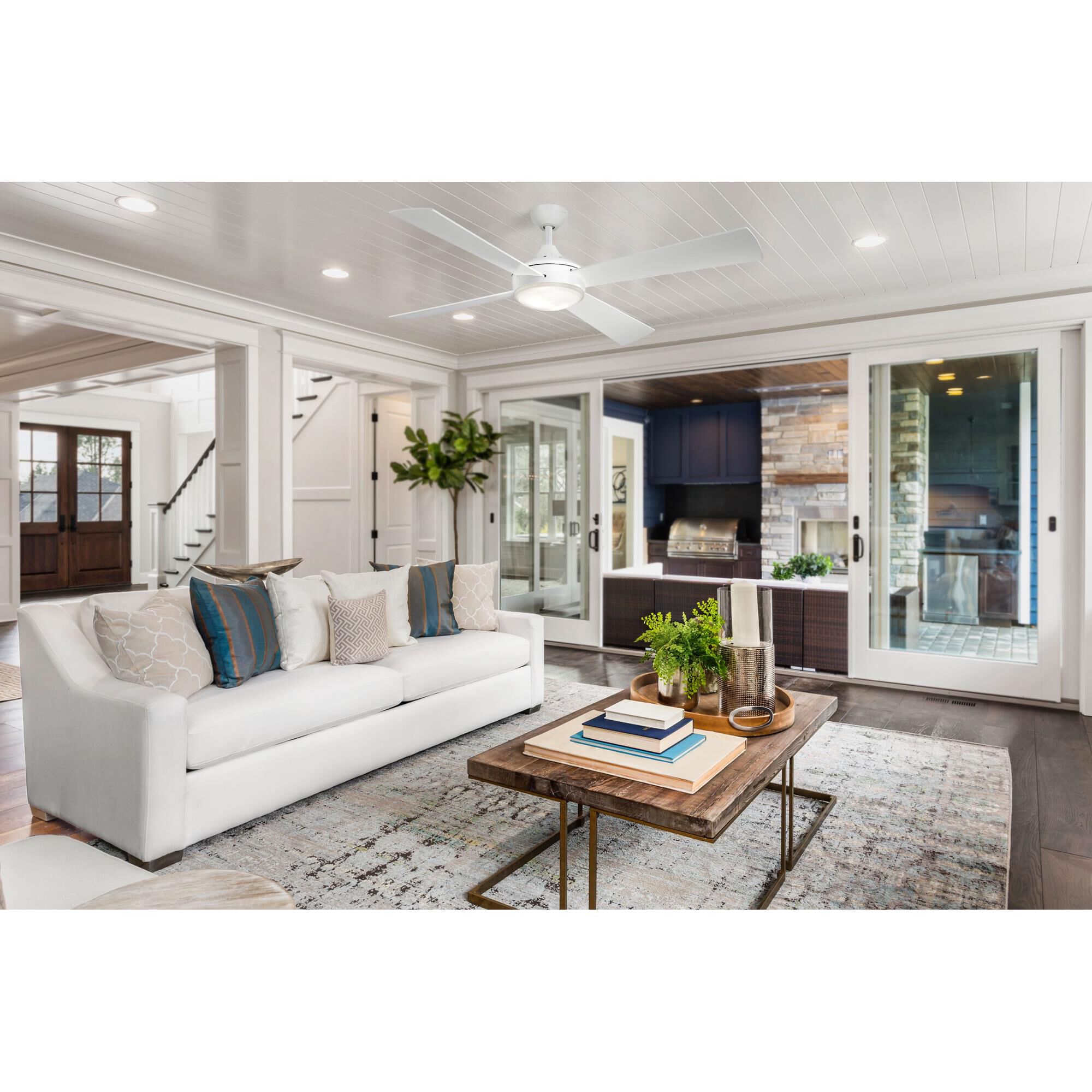 Aluma 52 Inch Ceiling Fan with Light Kit by Minka Aire