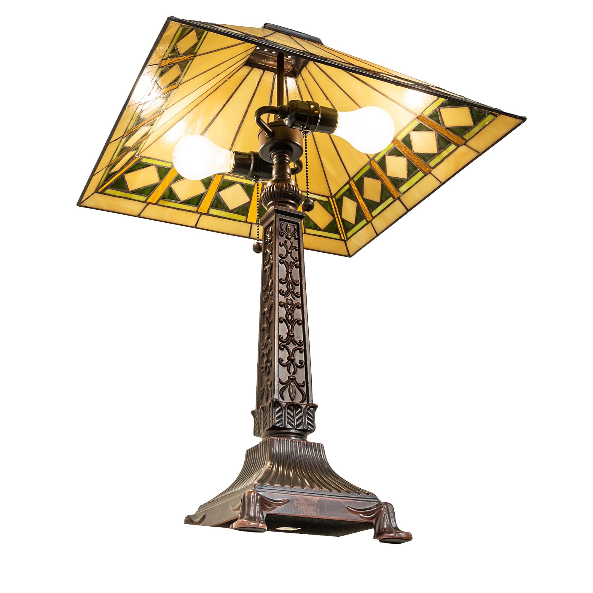 Diamond Band Mission 27 Inch Table Lamp by Meyda Lighting