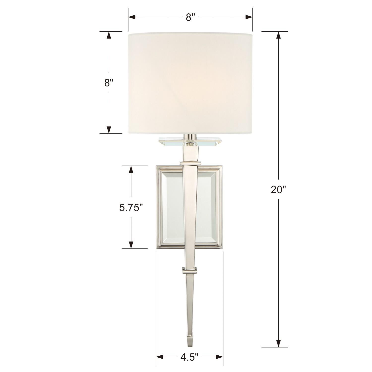 Crystorama Clifton 20 Inch Wall Sconce