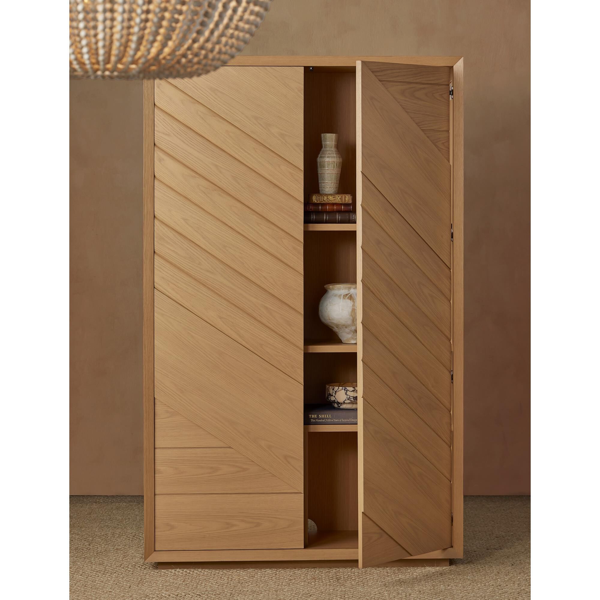 Shown in Light Oak finish