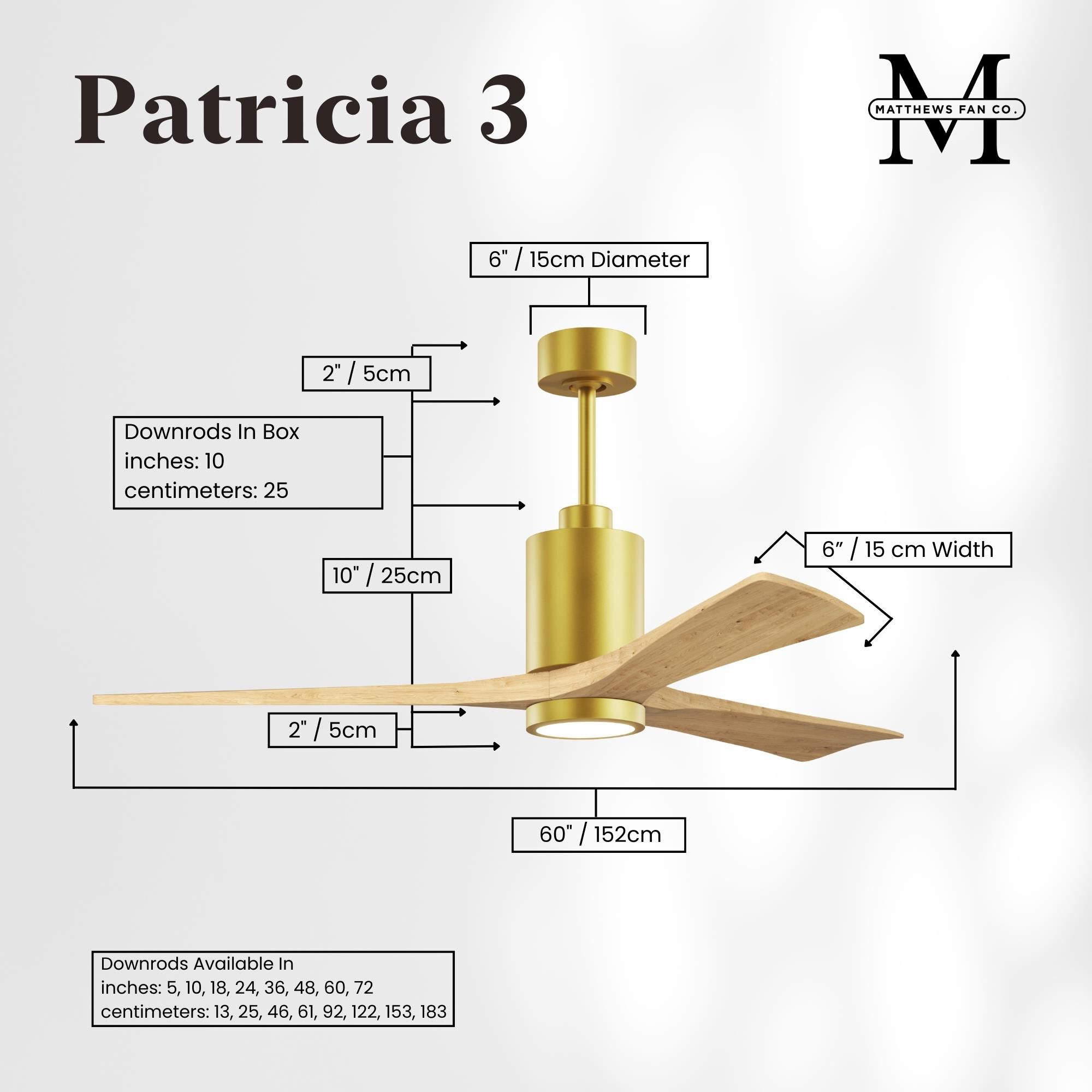 Shown in Brushed Brass finish