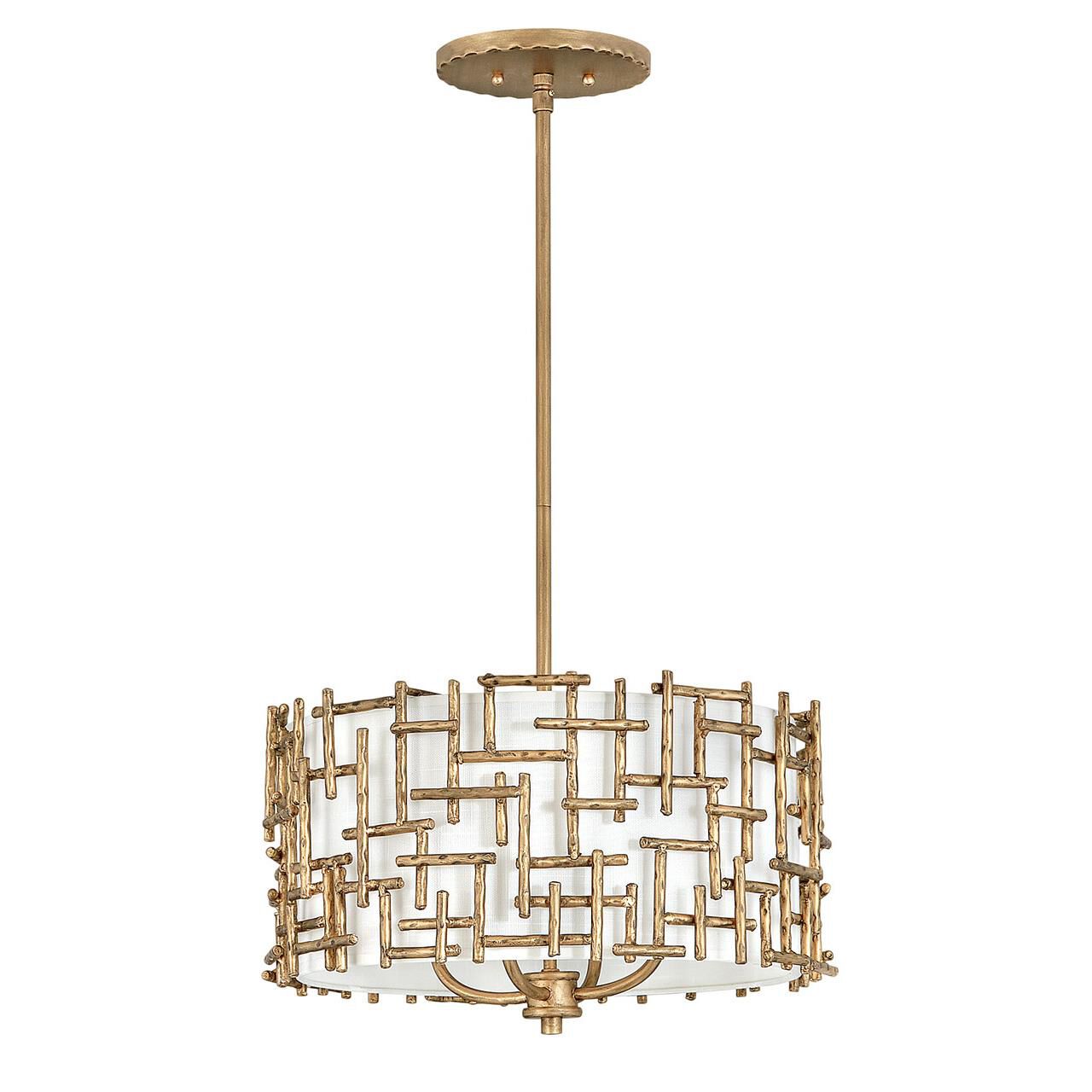 Farrah 16 Inch 4 Light LED Semi Flush Mount by Fredrick Ramond
