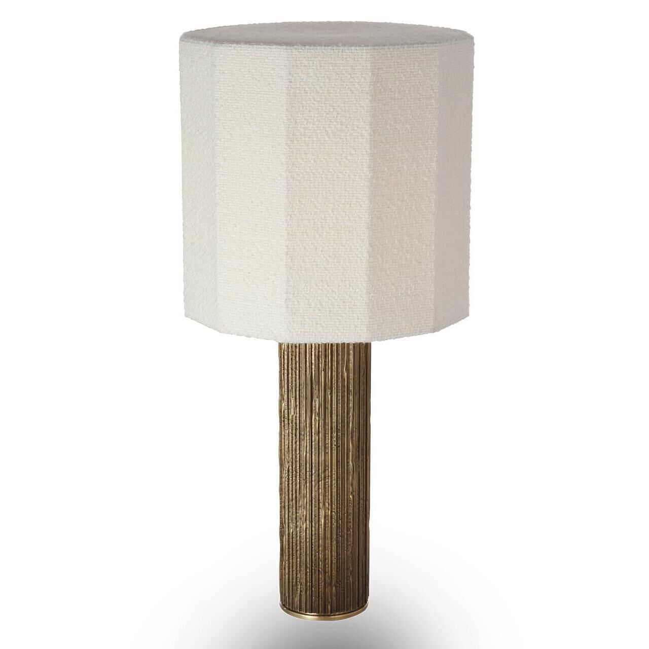 Shown in Ridged Tombac finish and Decorative Boucle shade