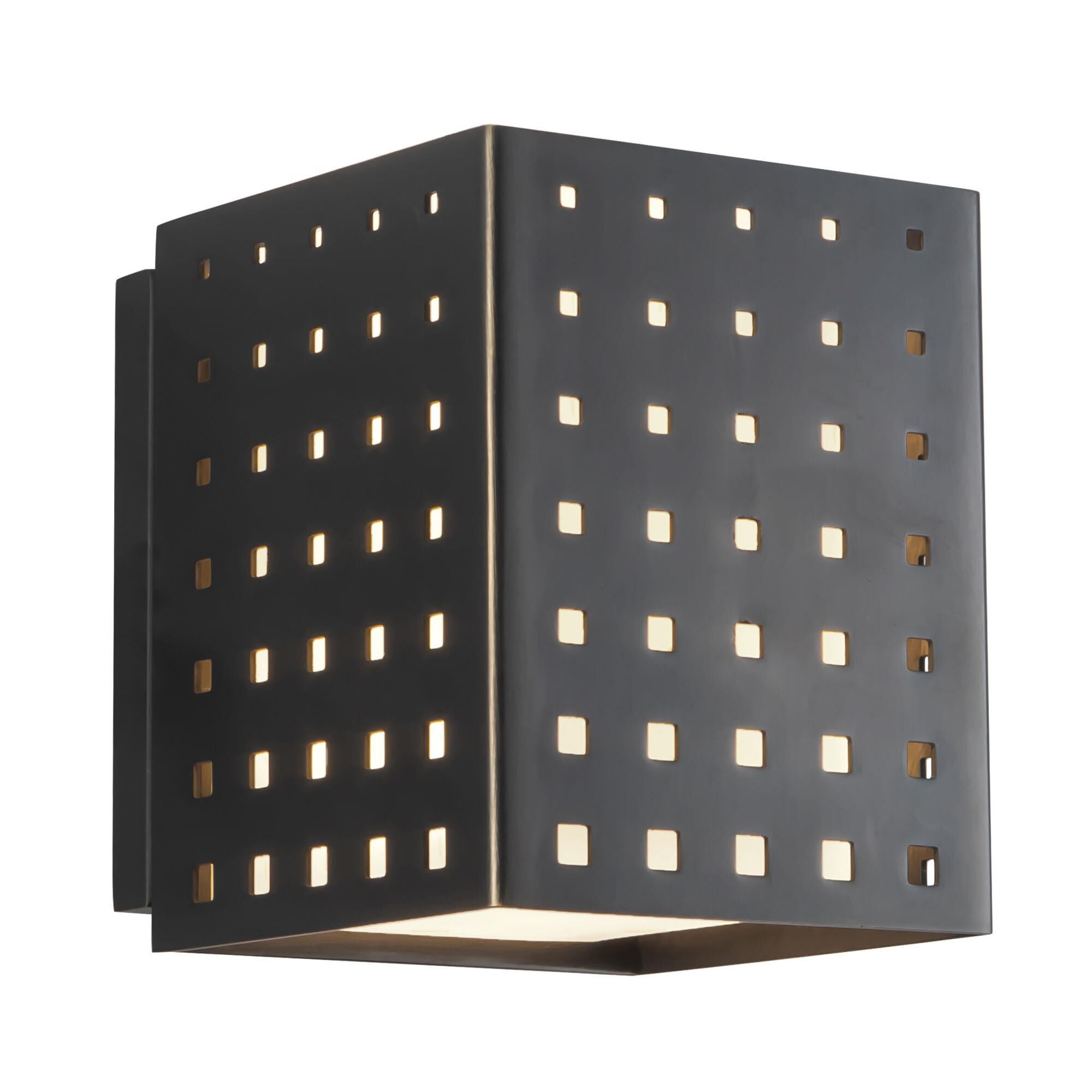 Shown in Urban Bronze finish and Clear Exterior Opal Interior glass