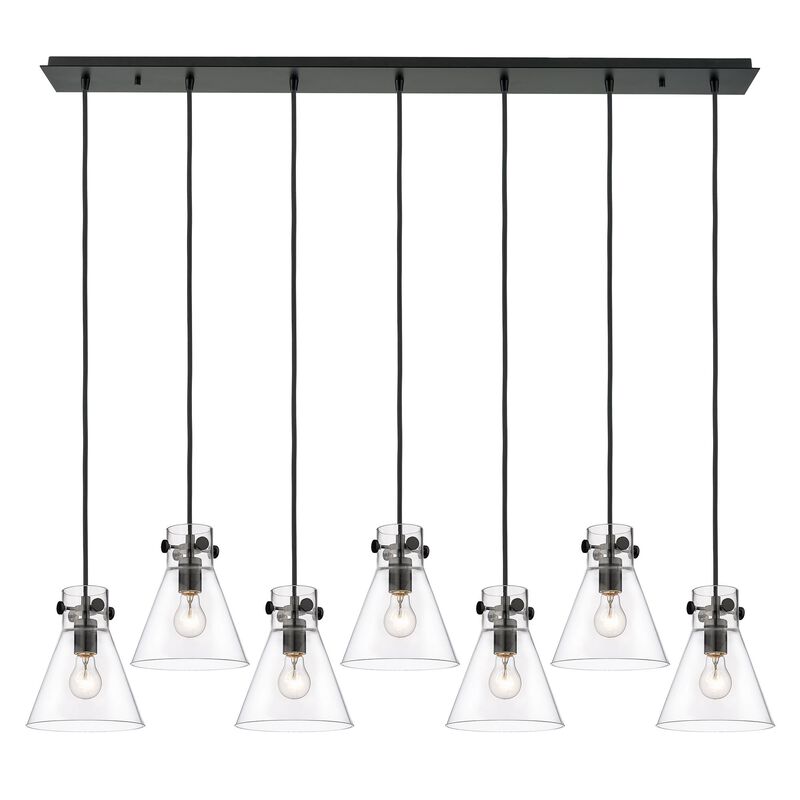 Bruno Marashlian Newton Cone 51 Inch 7 Light Linear Suspension Light by Innovations Lighting