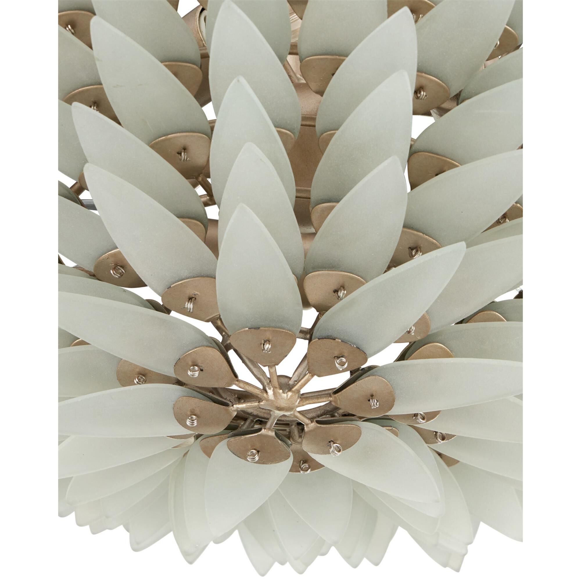 Dahlia 22 Inch Semi Flush Mount,