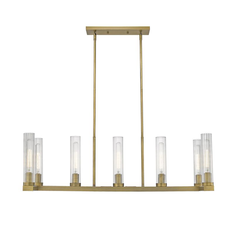 Beau 44 Inch 7 Light Linear Suspension Light by Z-Lite