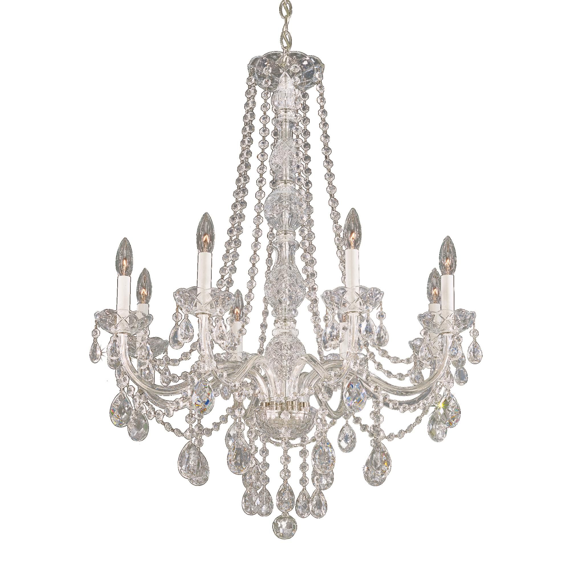 Arlington 28 Inch 8 Light Chandelier by Schonbek