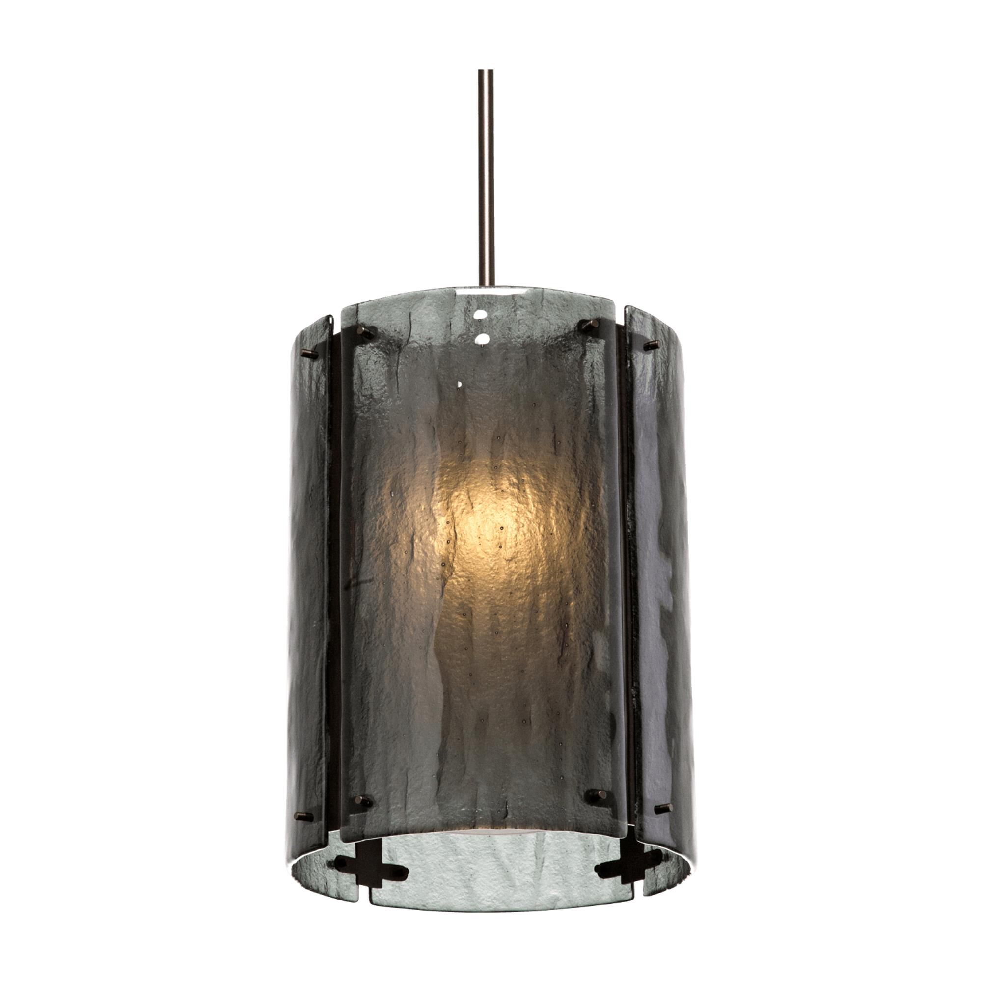 Shown in Flat Bronze finish and Smoke Granite glass