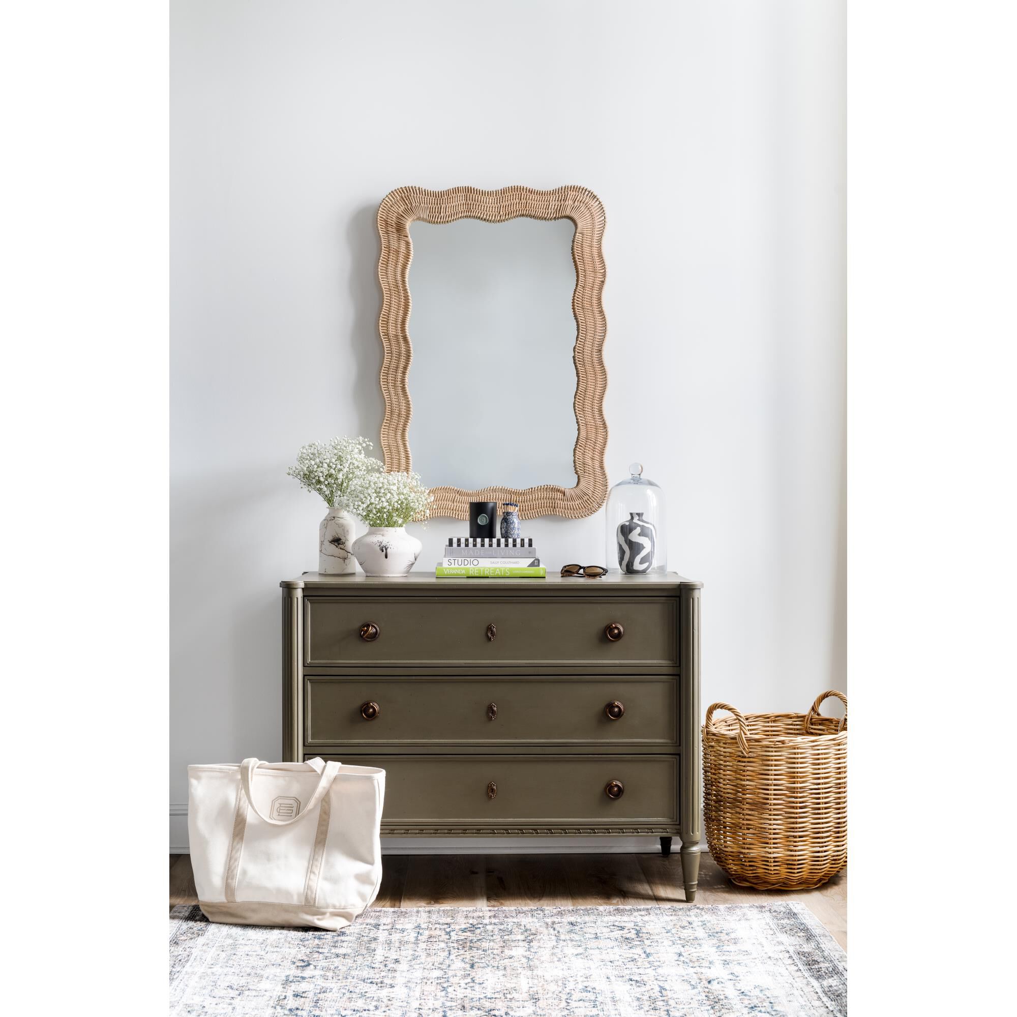 Erin Gates Scalloped Linden Decorative Mirrors by Cooper Classics