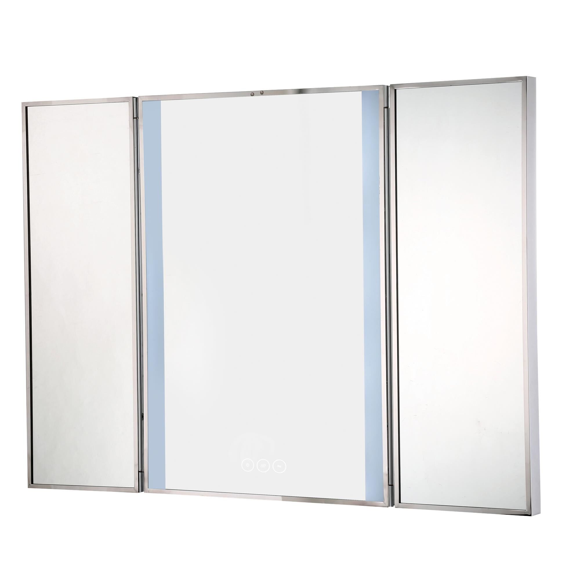 Trias LED Lighted Mirror by Eurofase Lighting