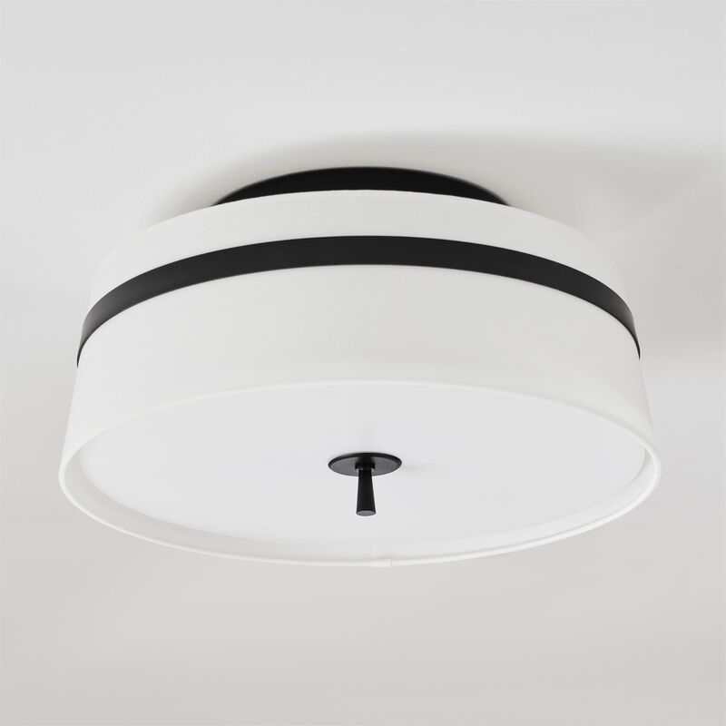Alexa Hampton Cordtlandt 19 Inch 3 Light Semi Flush Mount by Visual Comfort Studio
