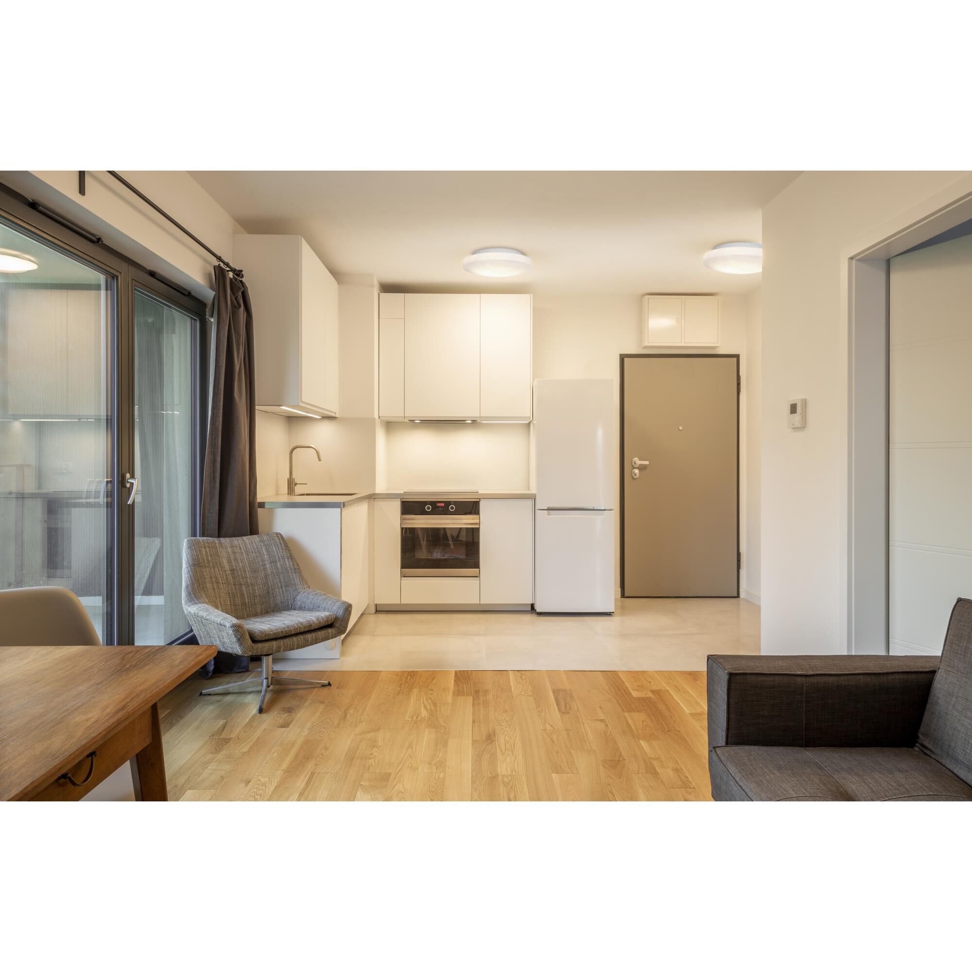 Shown in White  finish and Opal  glass