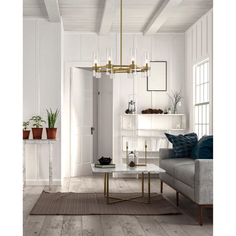 Datus 32 Inch 8 Light Chandelier by Z-Lite