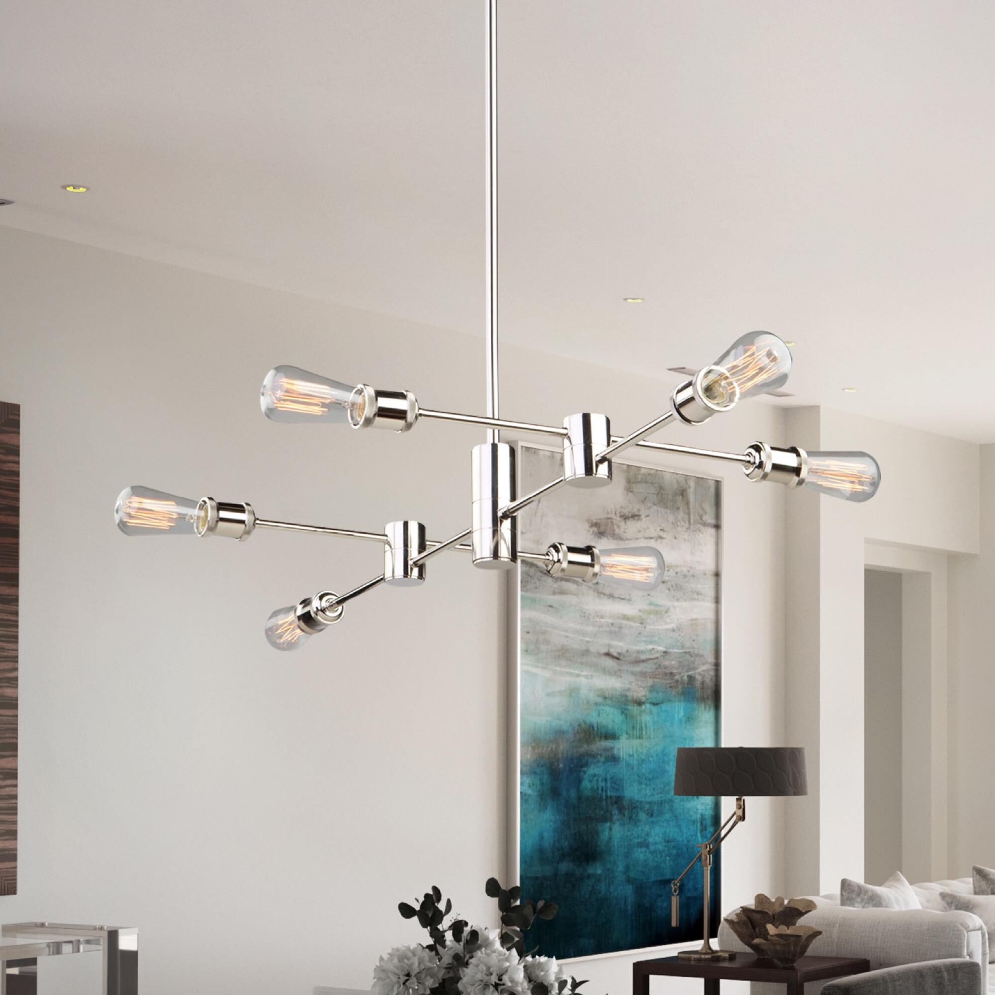 Tribeca 20 Inch 6 Light Mini Chandelier by Artcraft