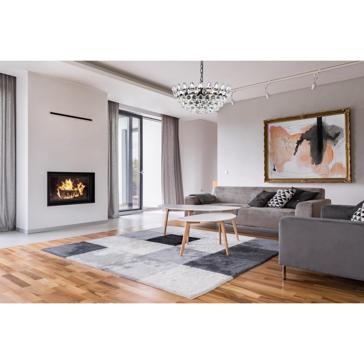 Emilia 20 Inch Large Pendant by Elegant Lighting