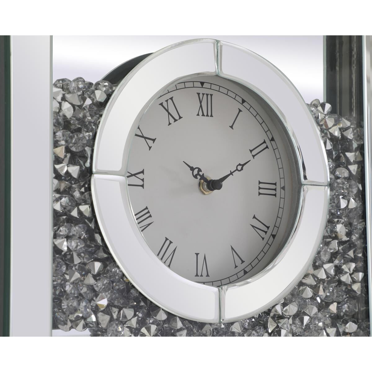 Shown in Clear Mirror finish and Royal Cut - Silver crystal