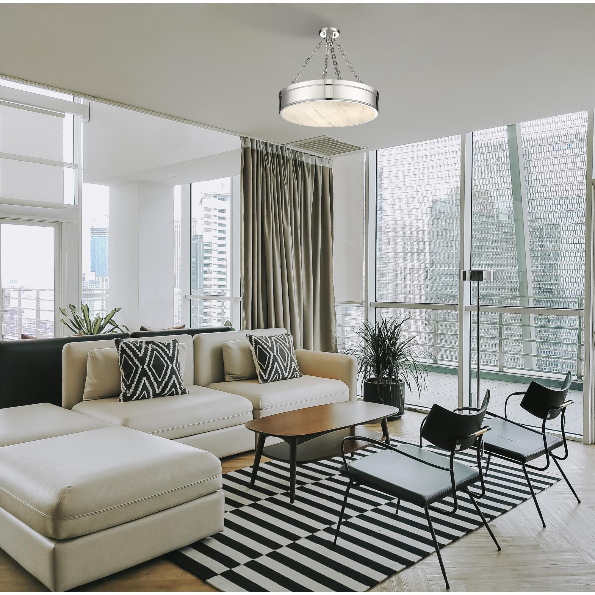 Shown in Polished Nickel finish and Marbling glass