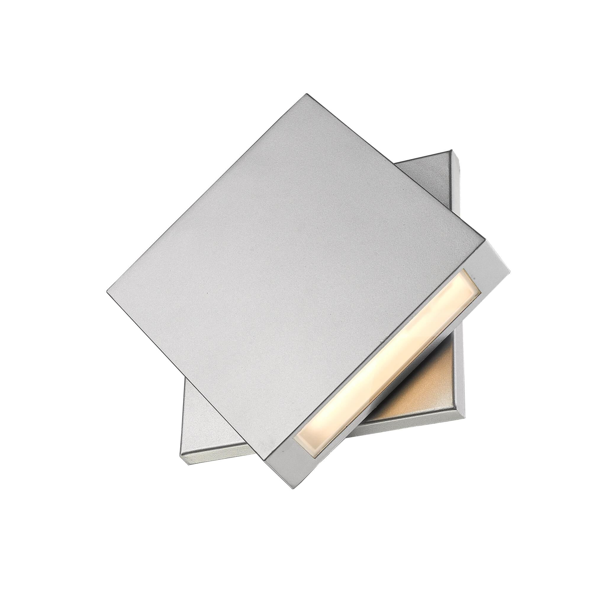 Shown in Silver finish and Glass shade