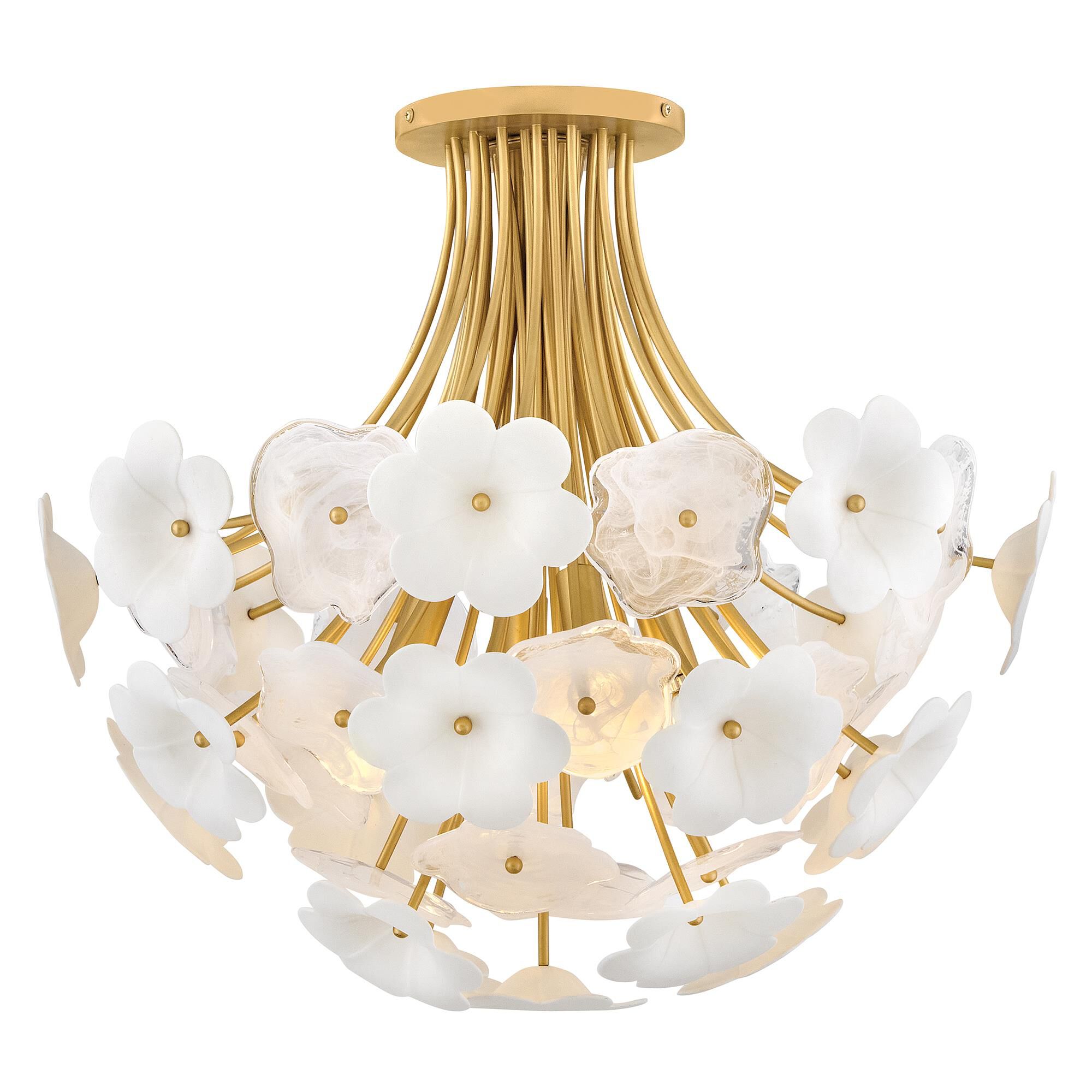 Marianne 22 Inch Semi Flush Mount by Fredrick Ramond