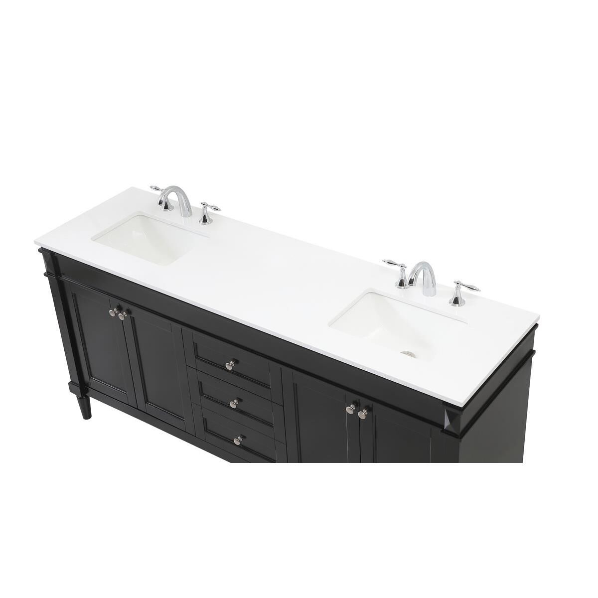 Shown in Black finish