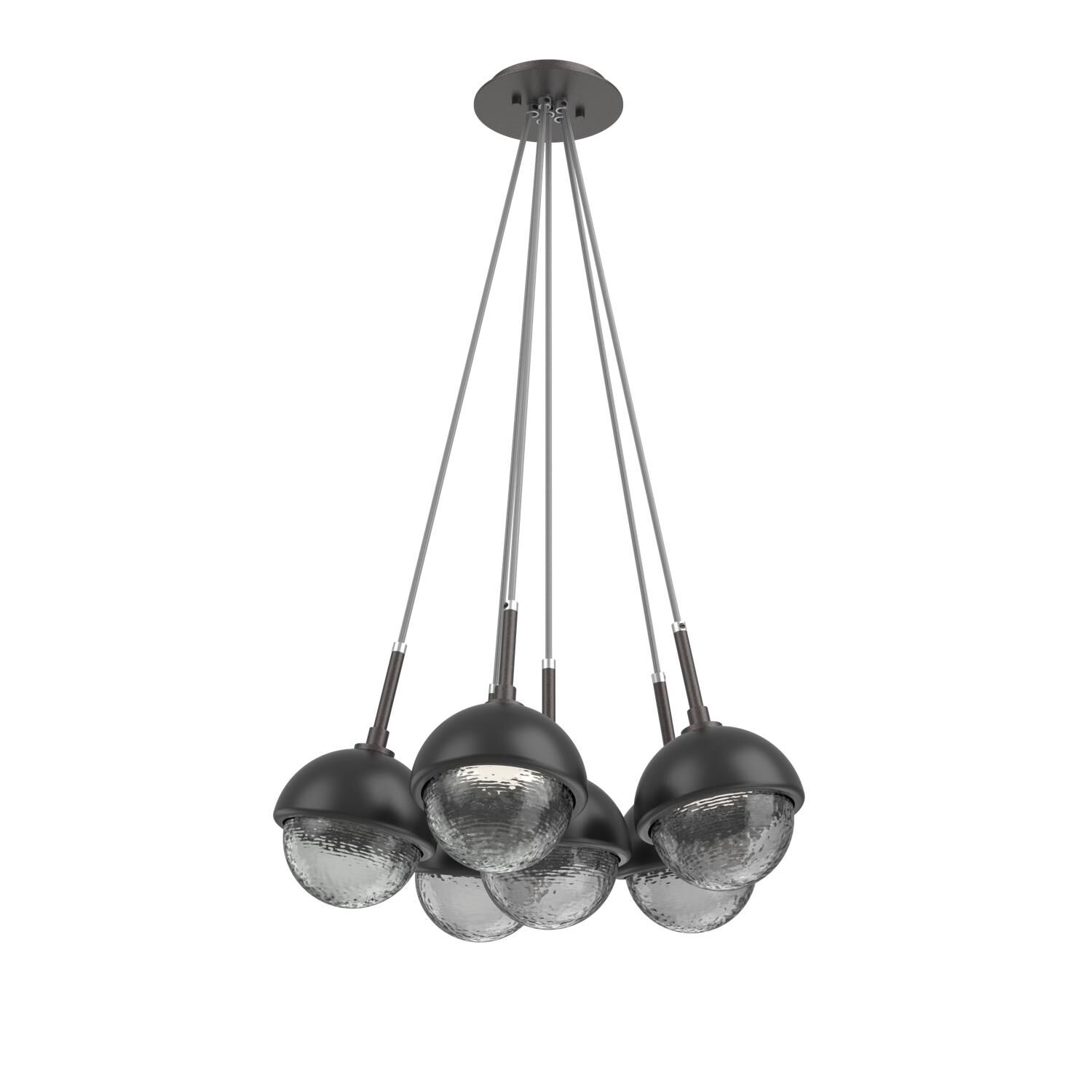 Levi Wilson Cabochon 19 Inch Multi Pendant Light by Hammerton Studio