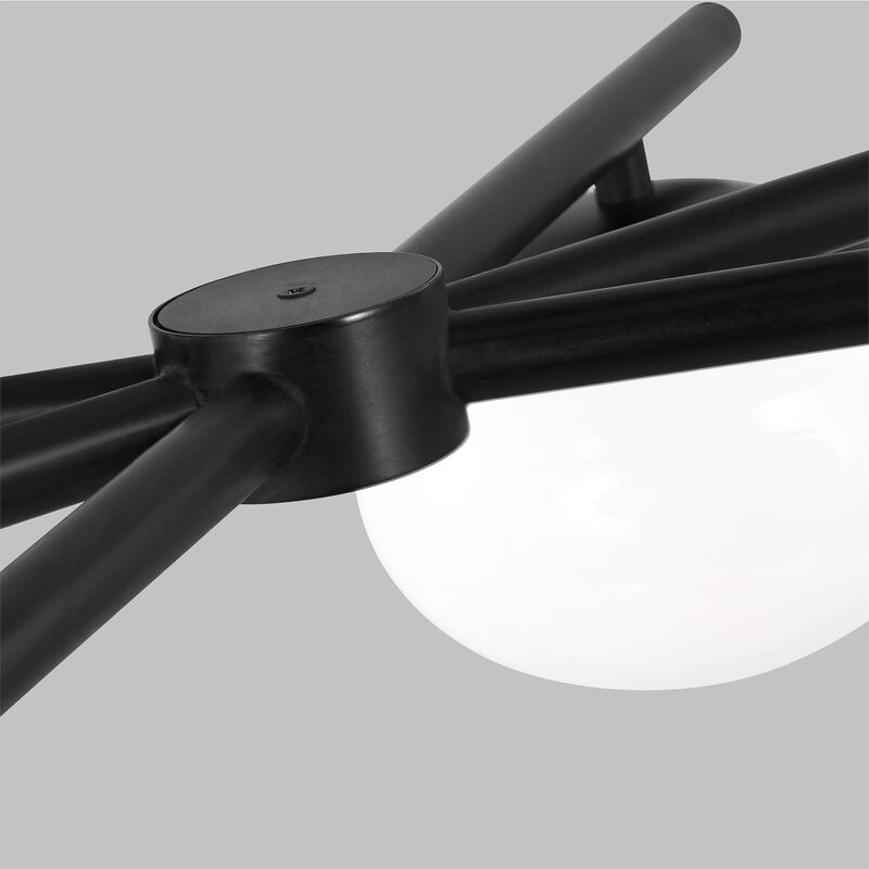 Ellen DeGeneres Lune 50 Inch 4 Light Linear Chandelier by Visual Comfort Studio