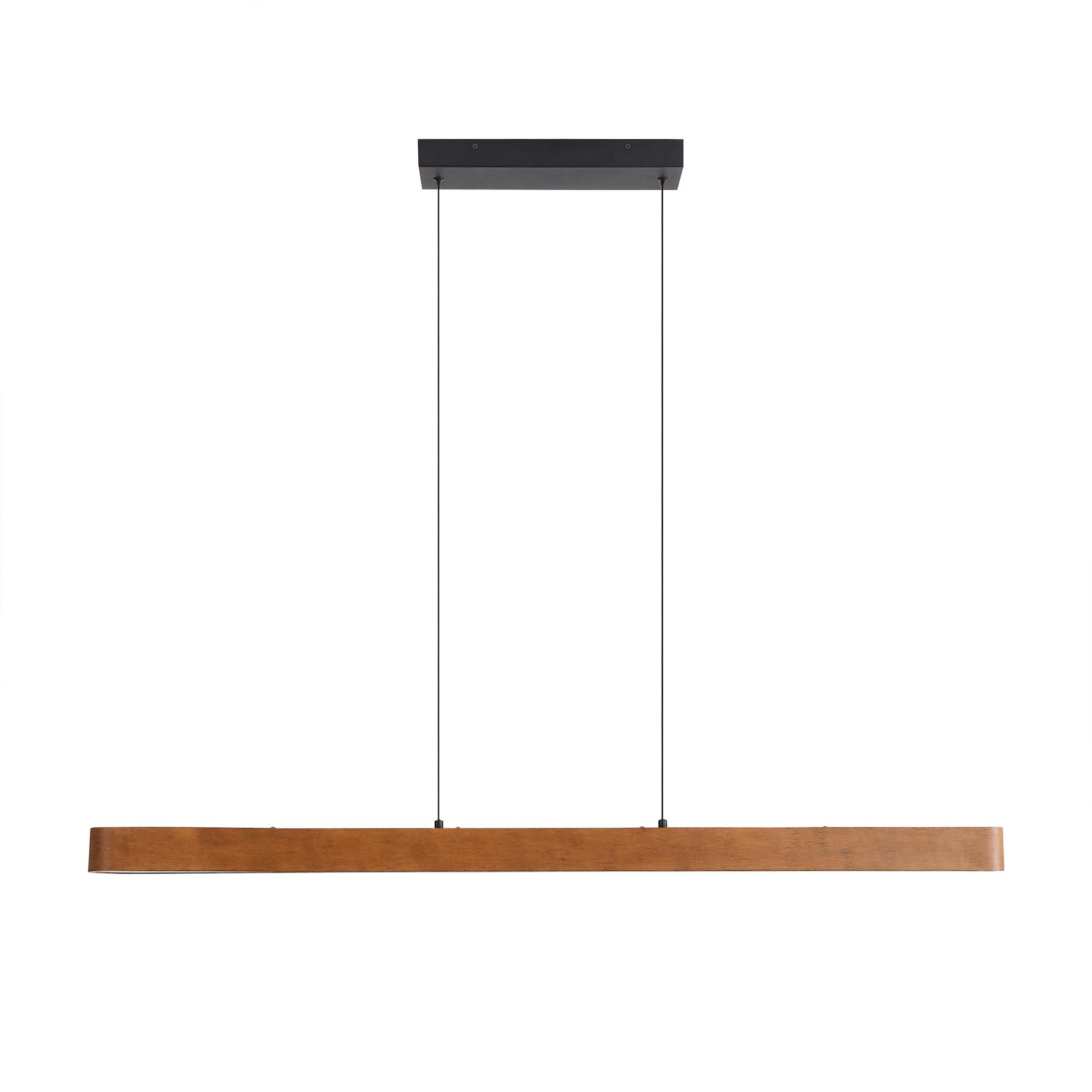 Shown in Walnut finish and Brown shade