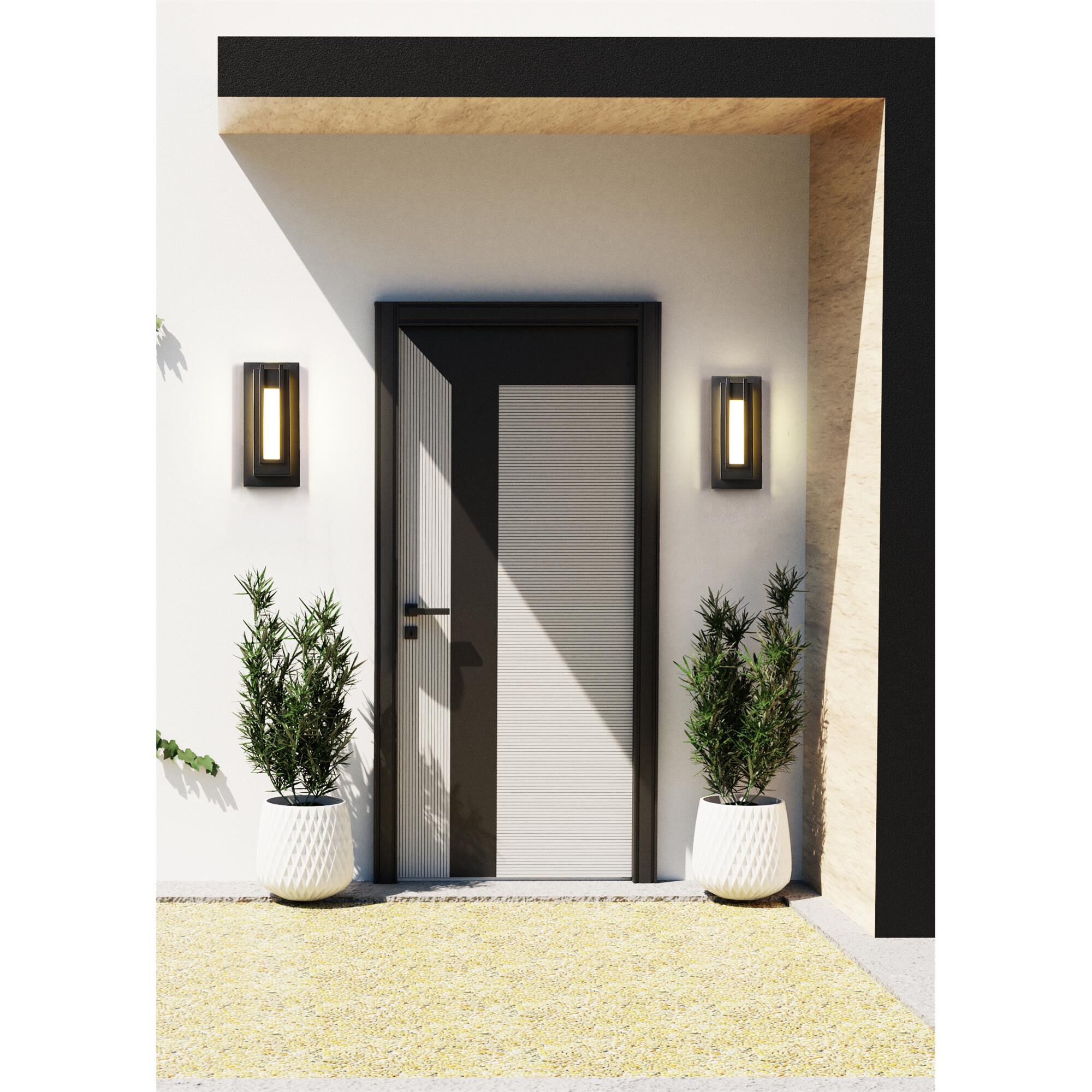 Z-Lite Keaton 12 Inch Tall LED Outdoor Wall Light - Clearance