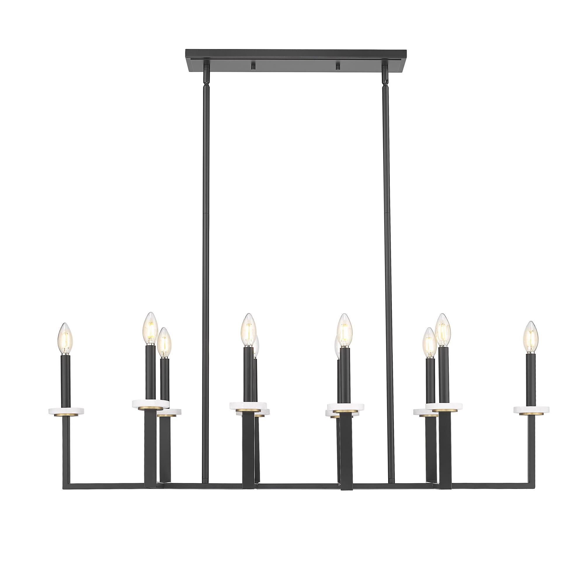 Shown in Matte Black and Modern Gold finish