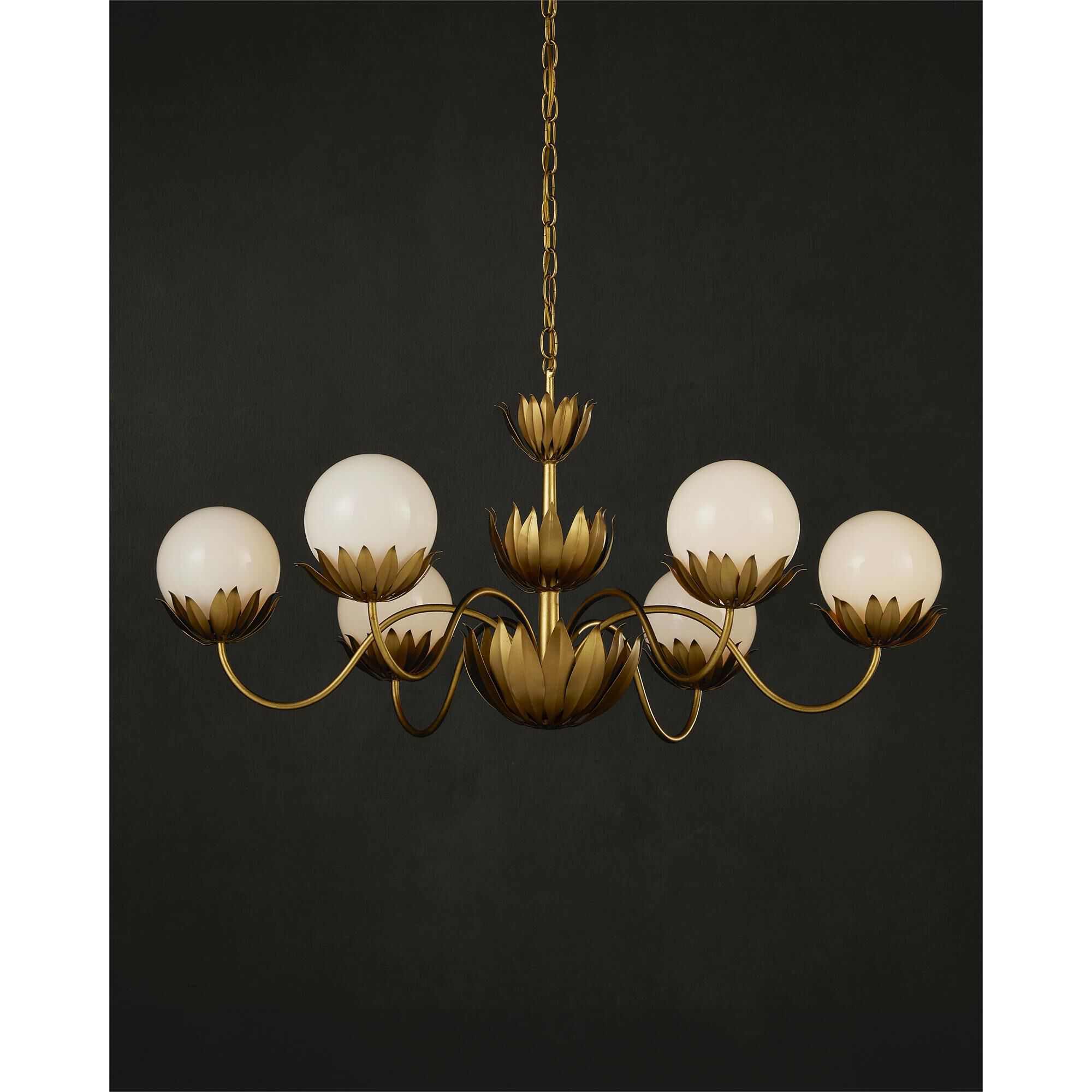 Mirasole 37 Inch 6 Light Chandelier,
