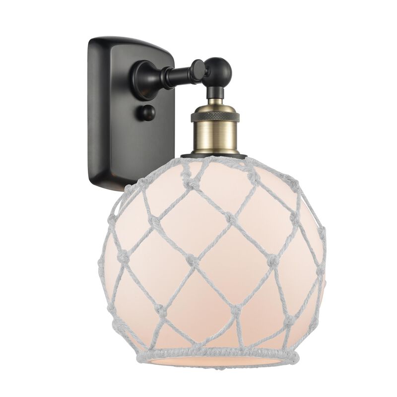 Bruno Marashlian Farmhouse Rope 13 Inch Wall Sconce by Innovations Lighting