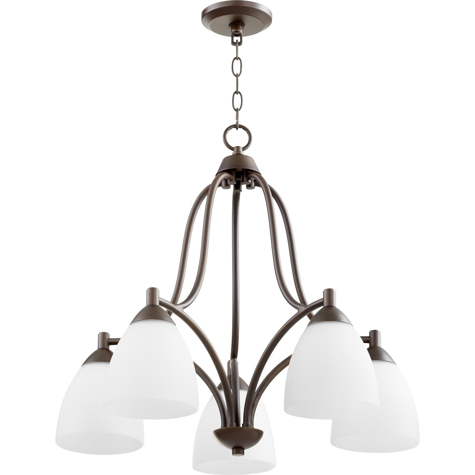 Barkley 24 Inch 5 Light Chandelier by Quorum International