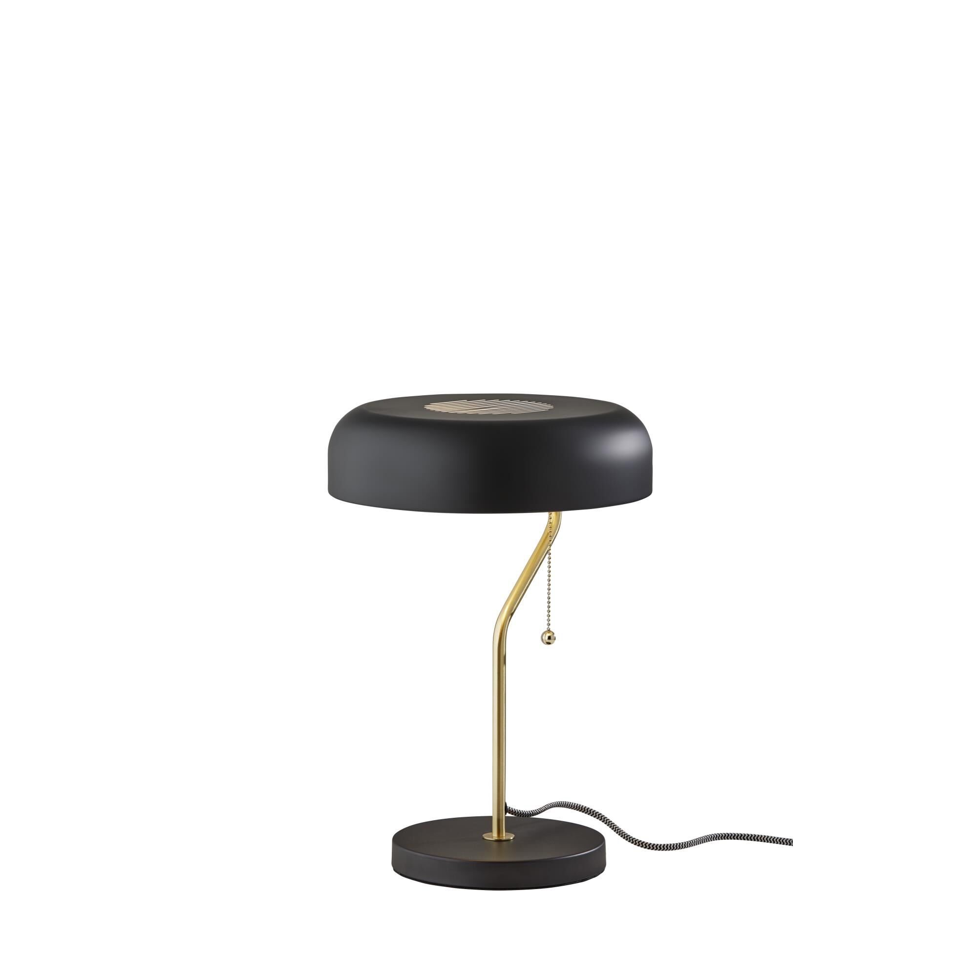 Shown in Black & Antique Brass finish