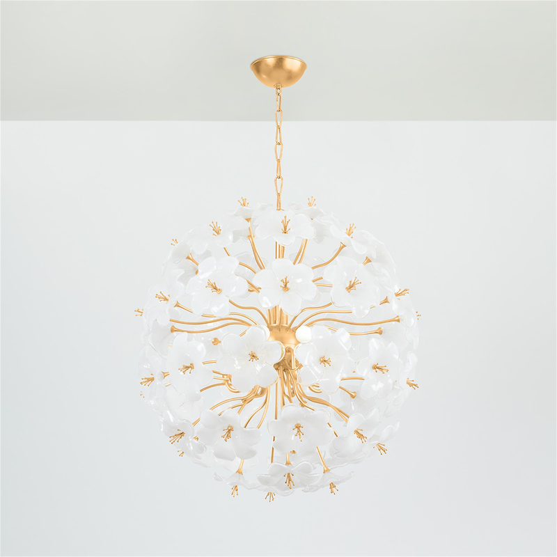 Hygea Medium Chandelier by Corbett Lighting