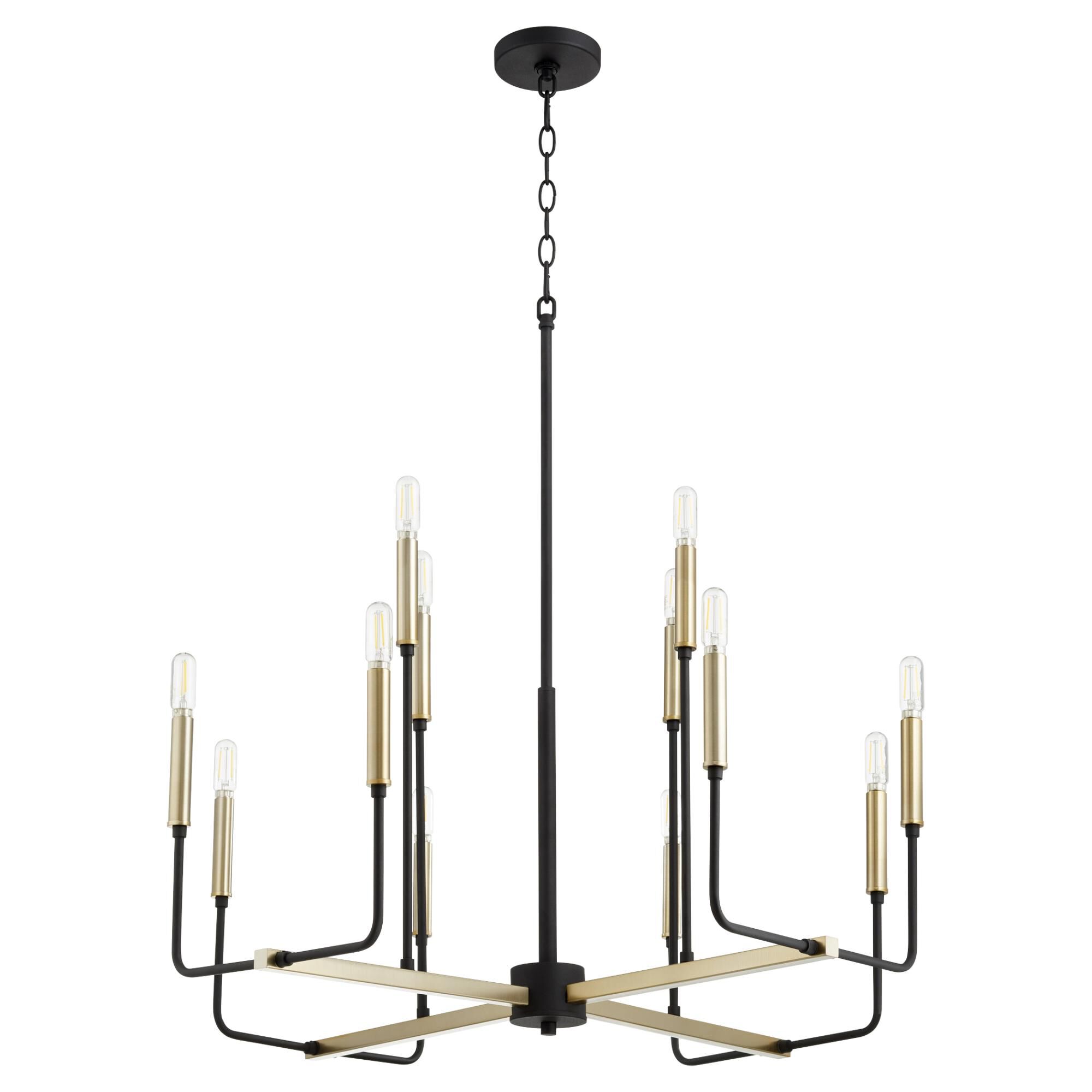 Shown in Noir W/ Aged Brass finish