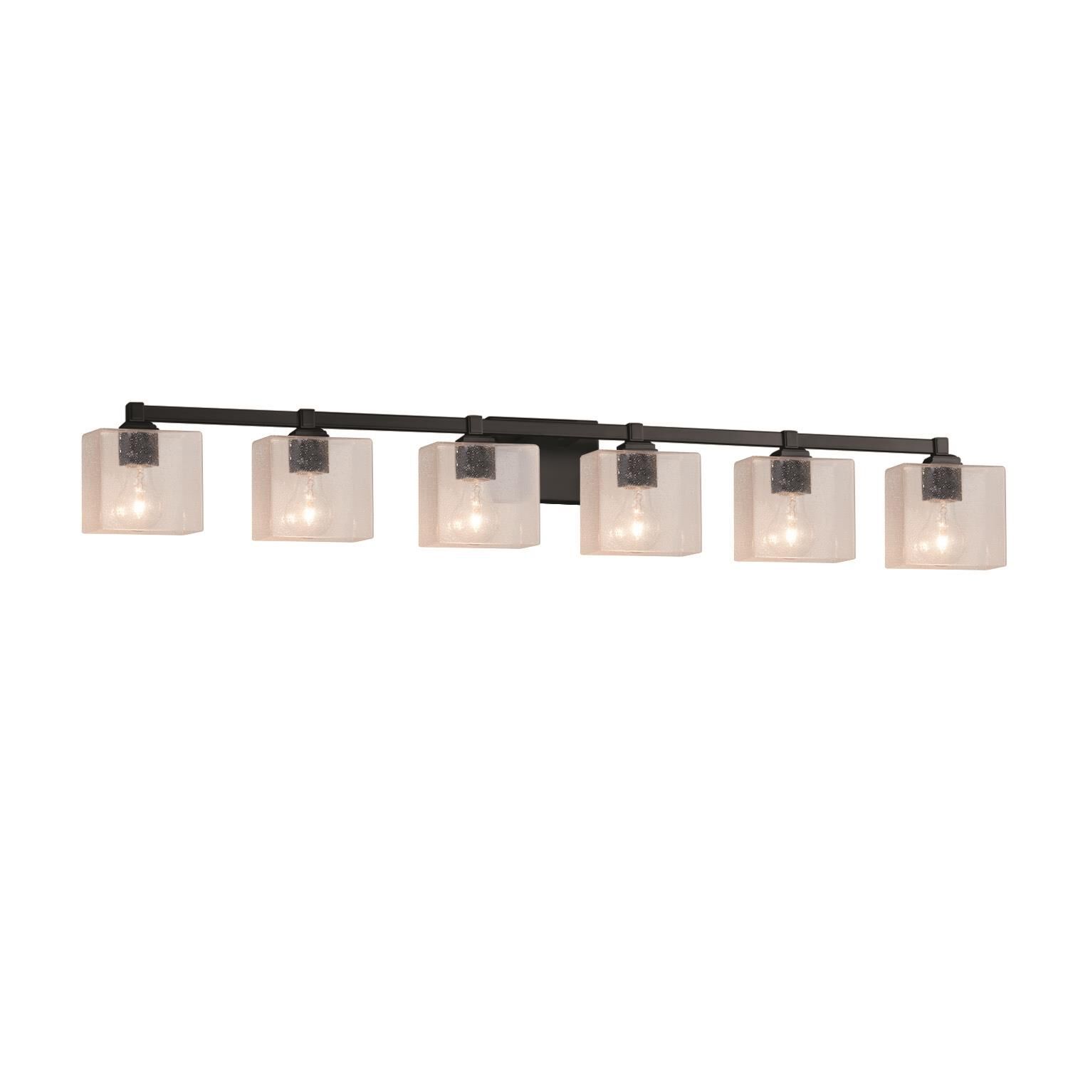 Fusion 49 Inch 6 Light Bath Vanity Light by Justice Design Group